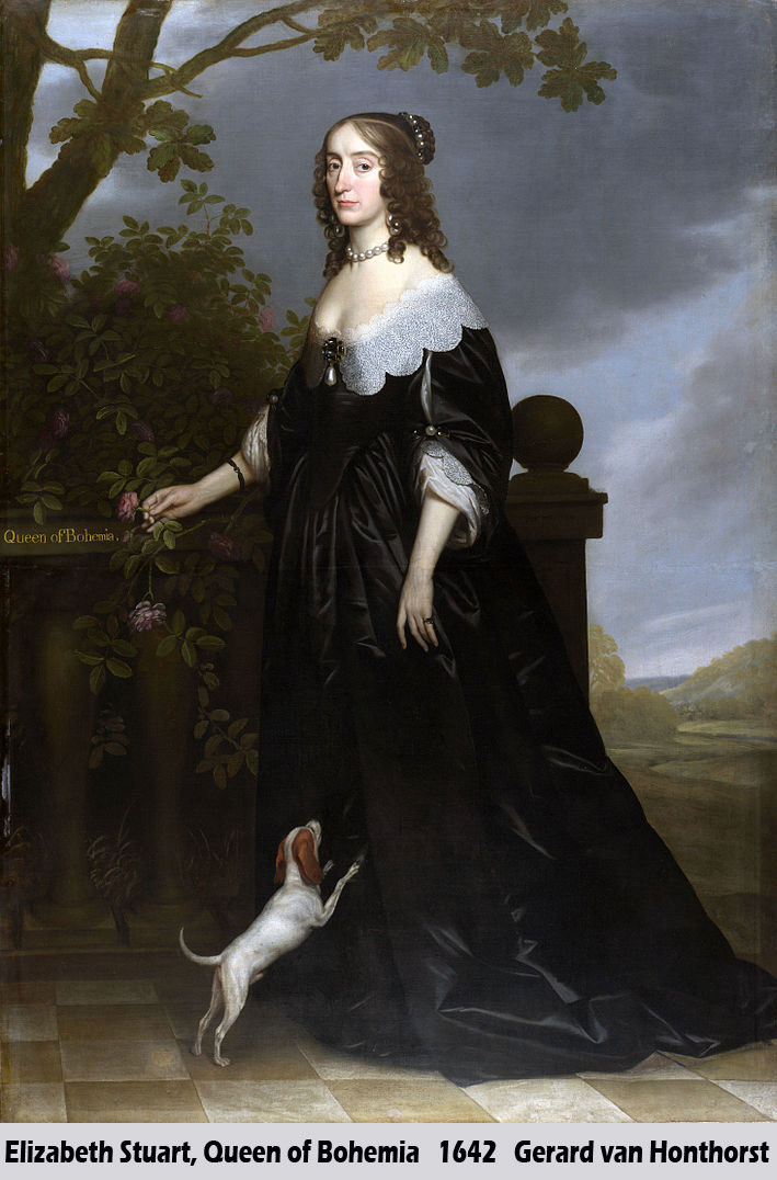 Elizabeth Stuart Queen of Bohemia by Gerrit van Honthorst