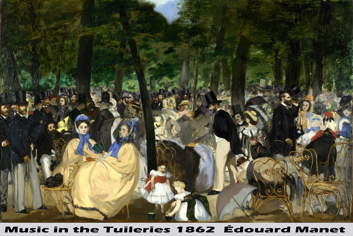 Music in the Tuileries by Édouard Manet