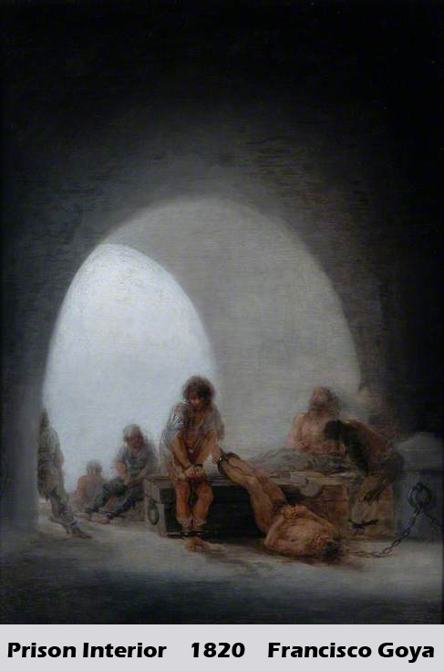 Prison Interior by Francisco Goya