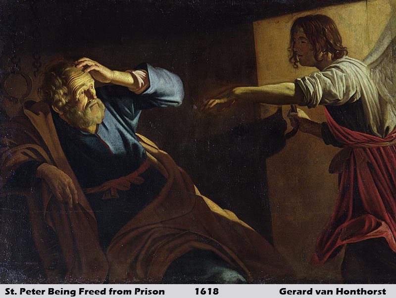 St Peter Released from Prison by Gerrit van Honthorst