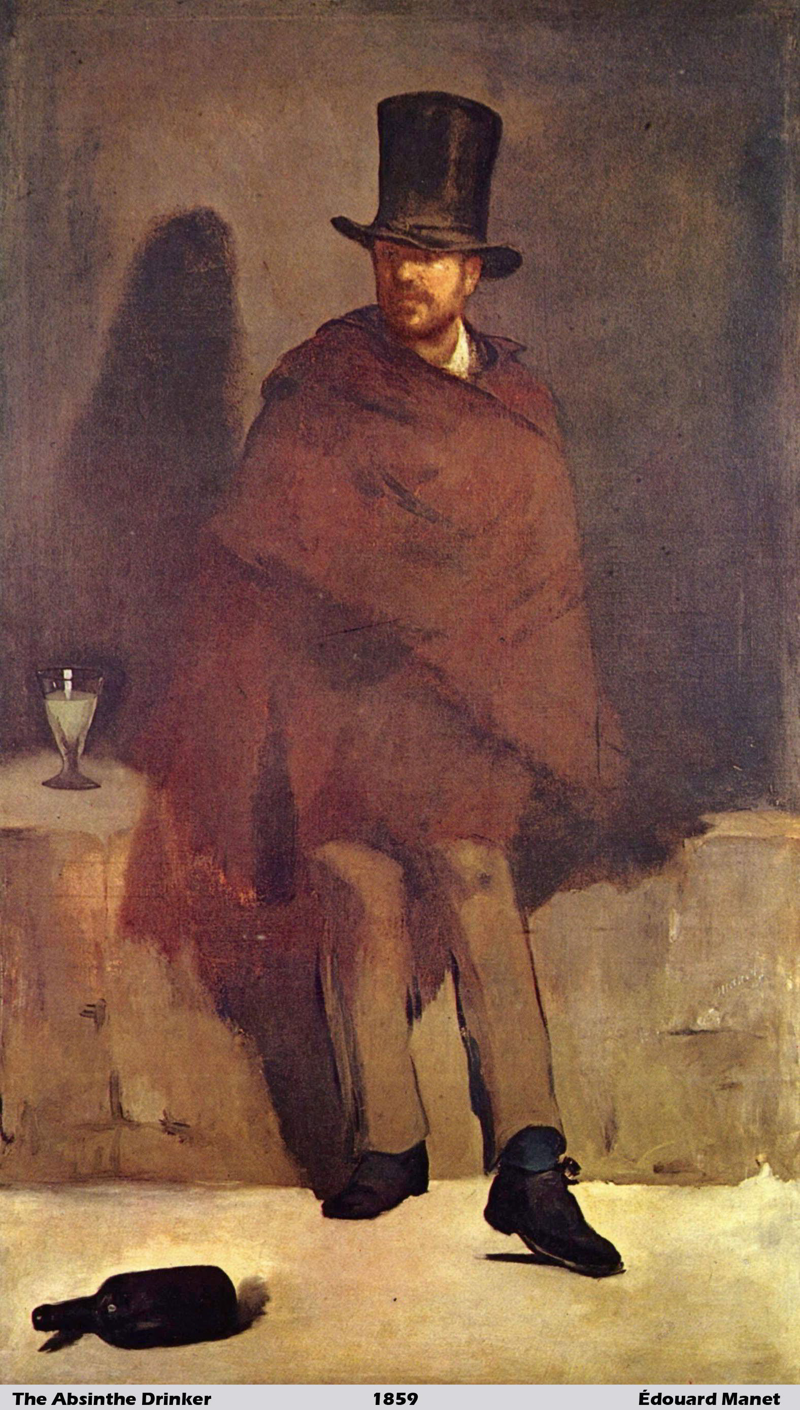 The Absinthe Drinker by Édouard Manet