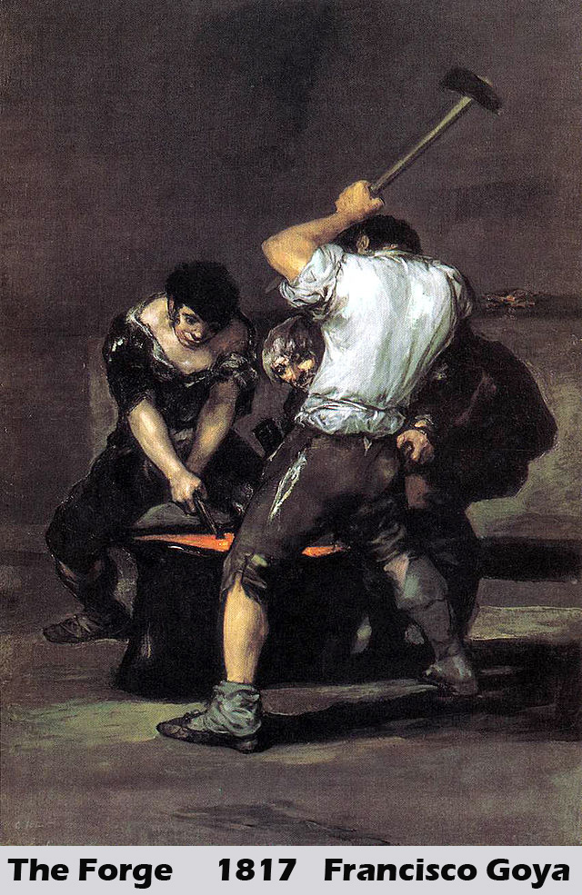The Forge by Francisco Goya