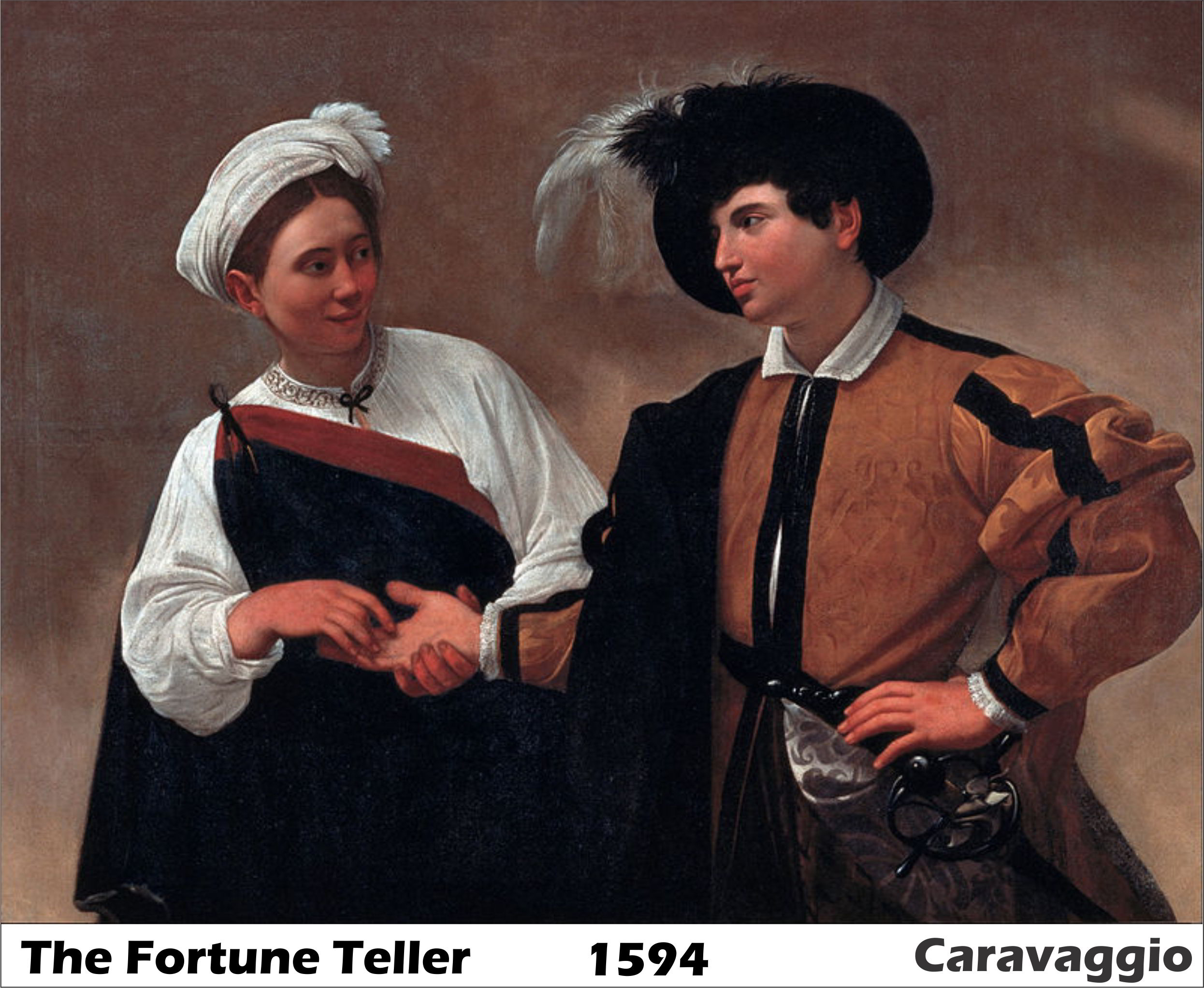 The Fortune Teller by Caravaggio