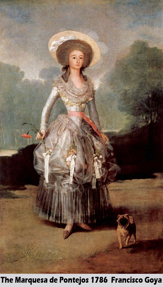 The Marquesa de Pontejos by Francisco Goya