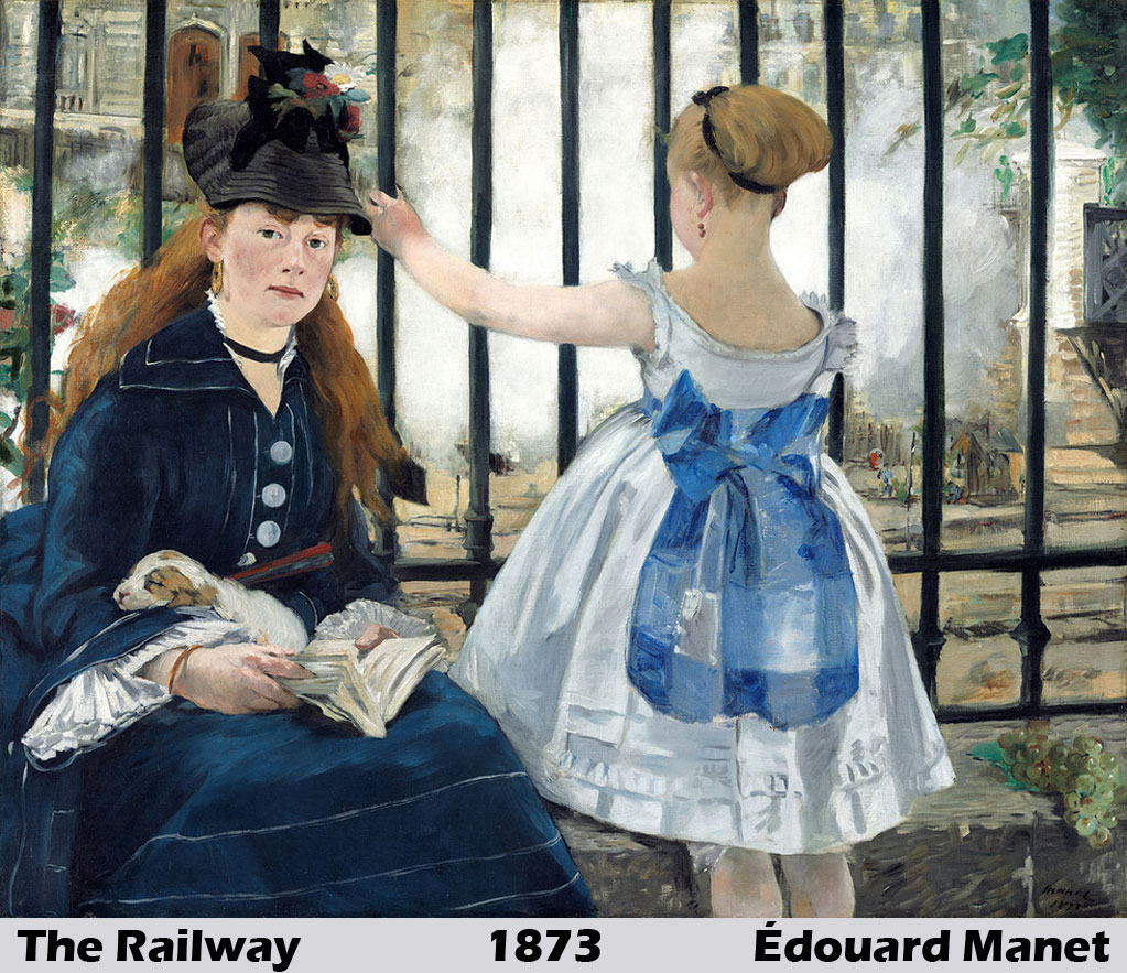 The-Railway by Édouard Manet