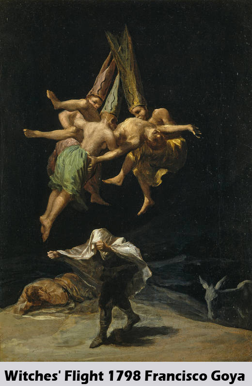 Witches' Flight by Francisco Goya