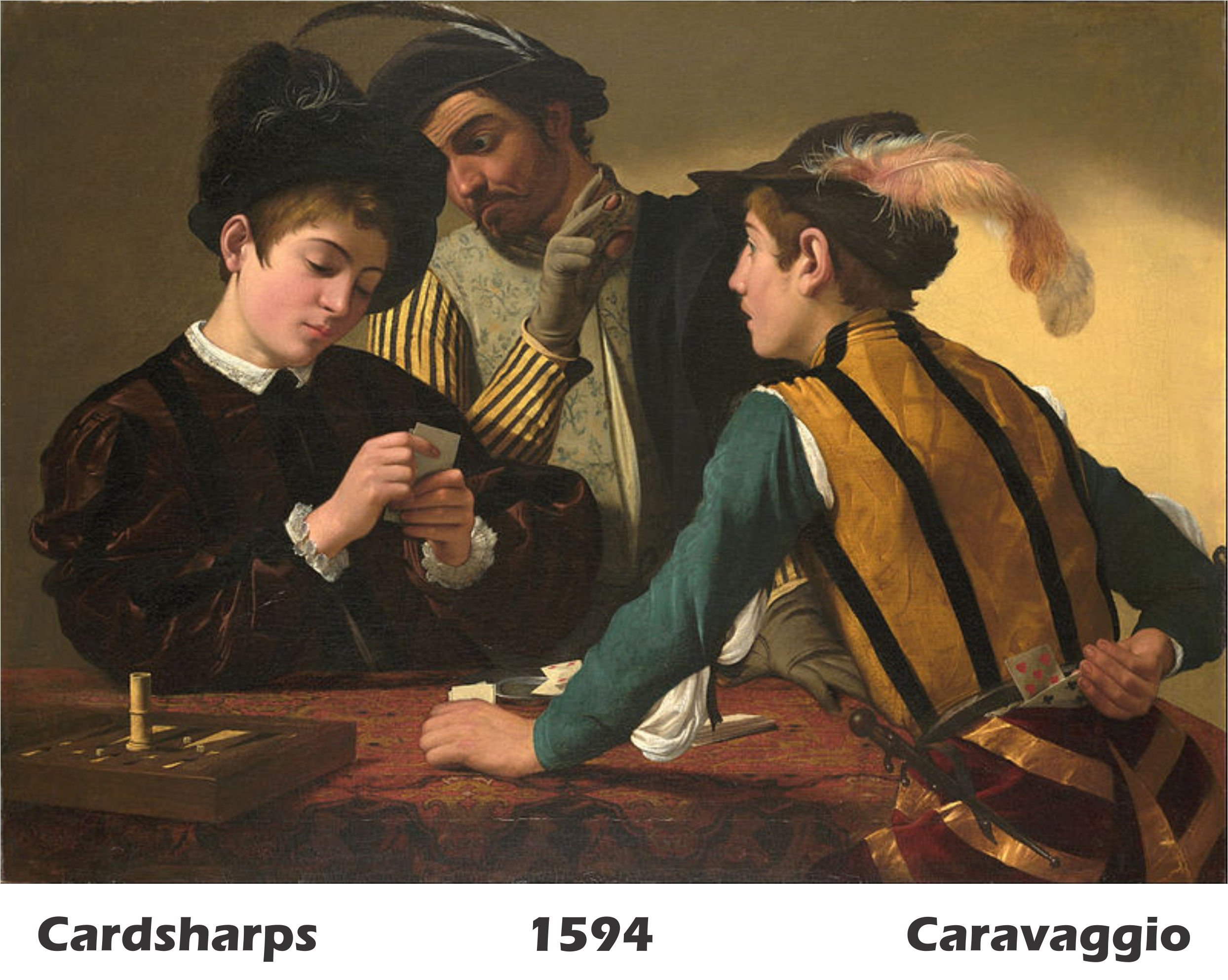 cardsharps by Caravaggio