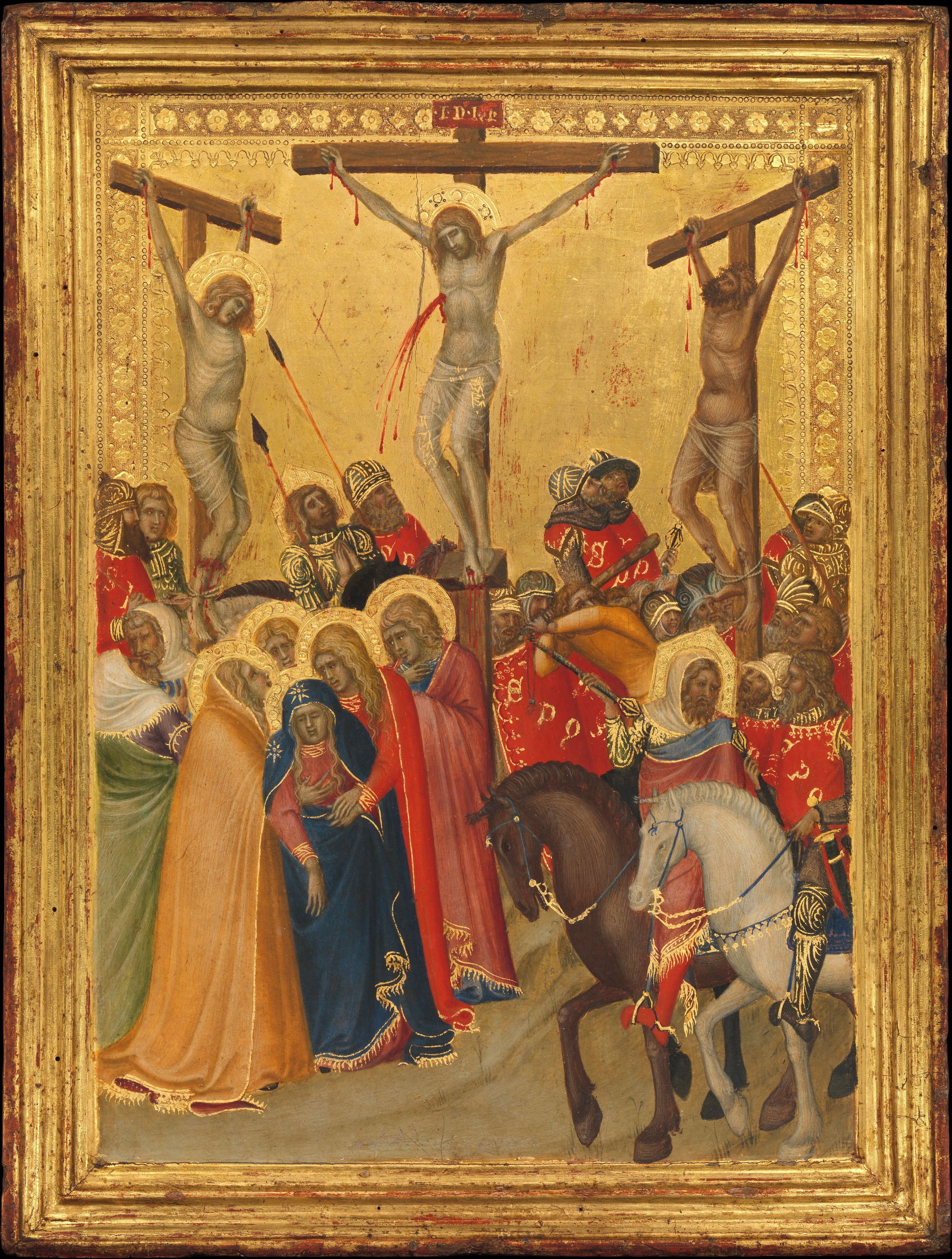 Crucifixion by Pietro Lorenzetti