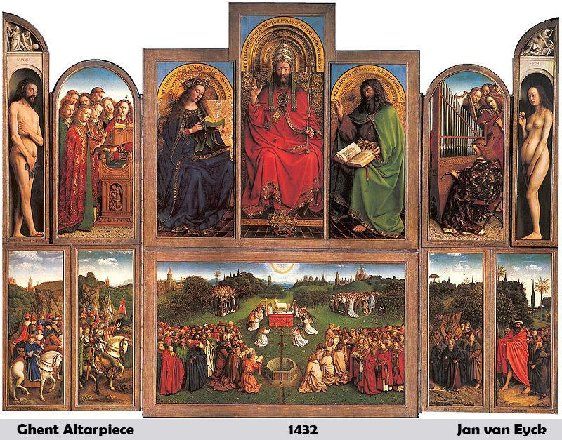 Ghent Altarpiece by  Jan van Eyck