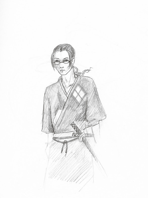 Jin from Samurai Champloo by S. Rain Lawrence