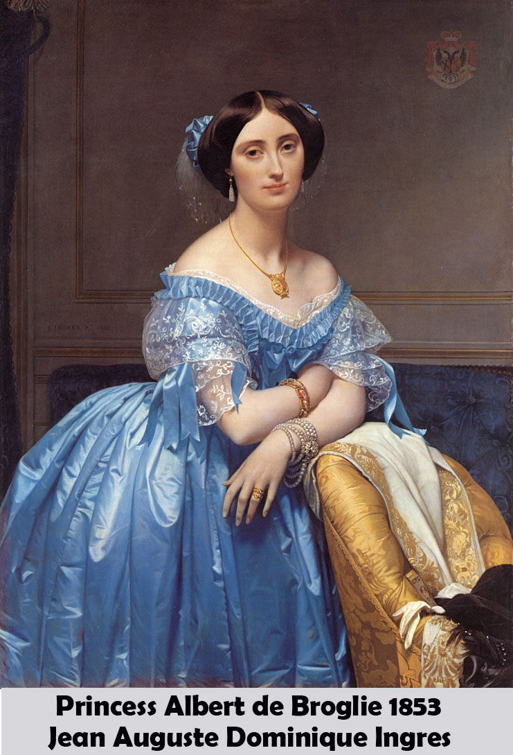 Princess Albert de Broglie by Jean Auguste Dominique Ingres-Oil Painting