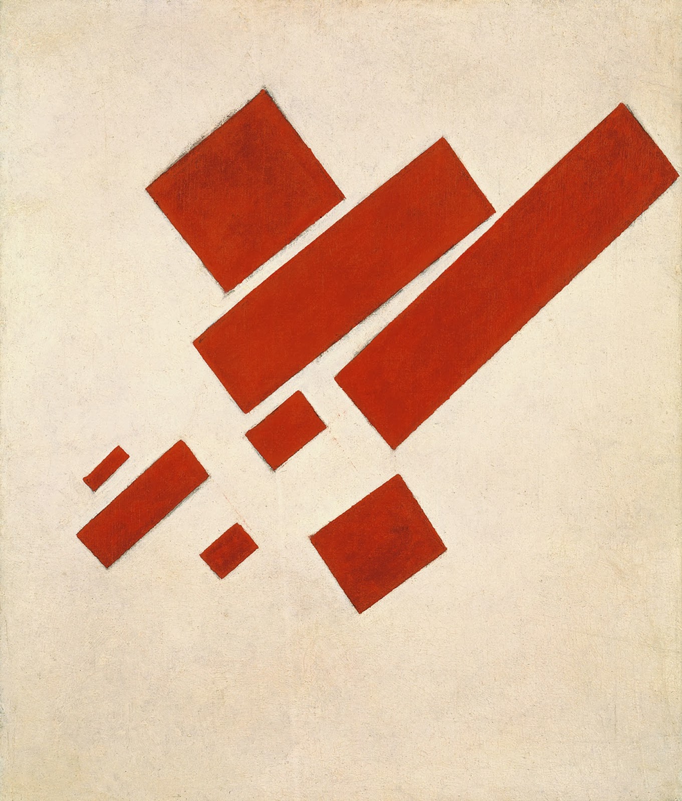 Suprematist Painting Eight Red Rectangles by Kazimir Malevich