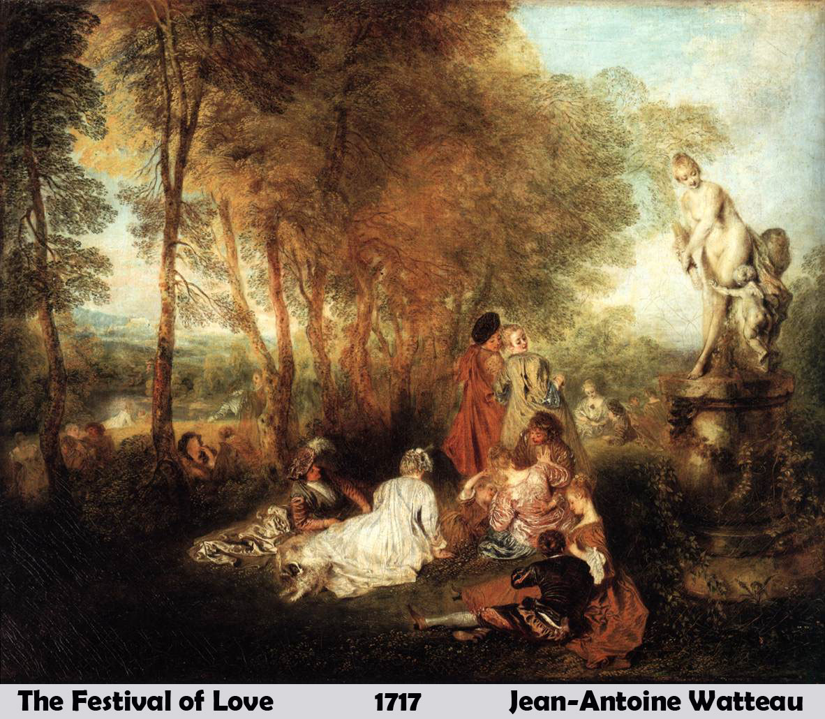 The Festival of Love by Jean Antoine Watteau