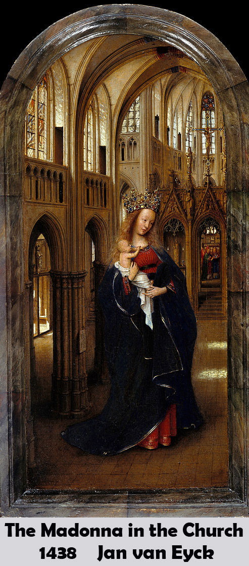 The Madonna in the Church by Jan van Eyck-History Painting