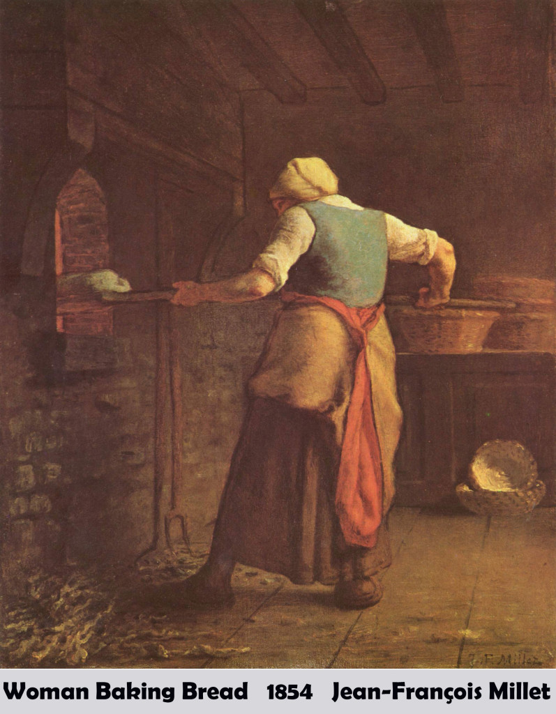 Woman Baking Bread By Jean Francois Millet ArtPaintingArtist woman-baking-bread-by-jean-francois-millet-artpaintingartist