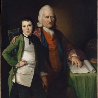 Cadwallader Colden and His Grandson Warren De Lancey by Matthew Pratt