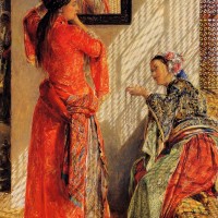 Indoor Gossip, Cairo by John Frederick Lewis