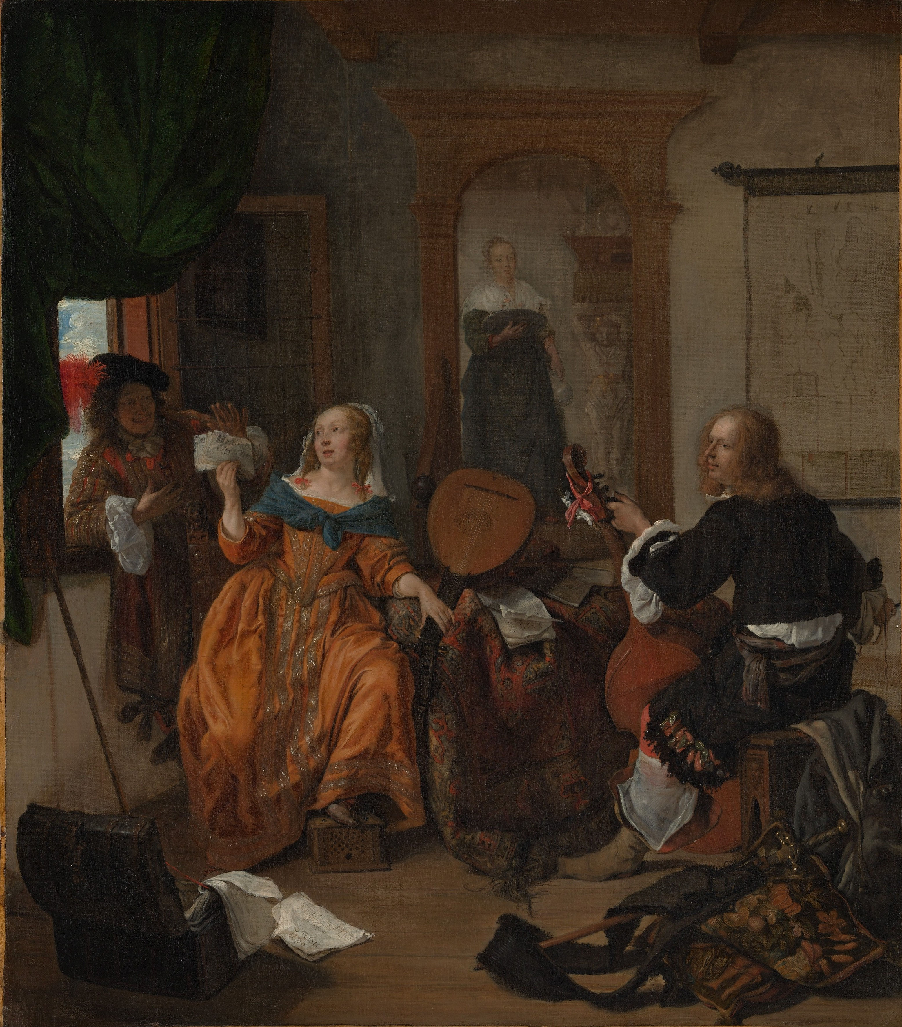A Musical Party by Gabriel Metsu