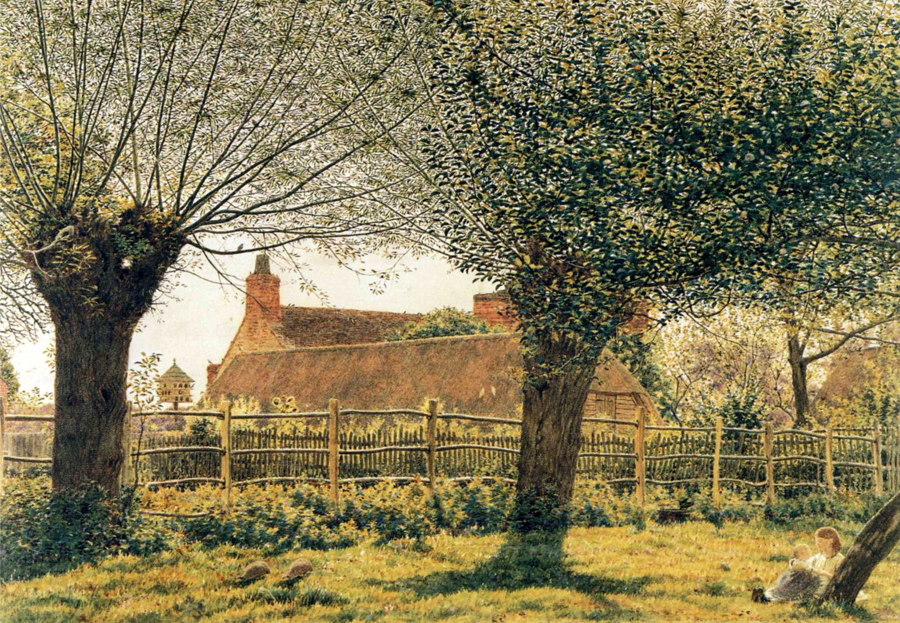At Binsey, Near Oxford by George Price Boyce