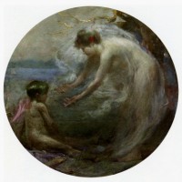 Venus And Cupid by Robert Fowler