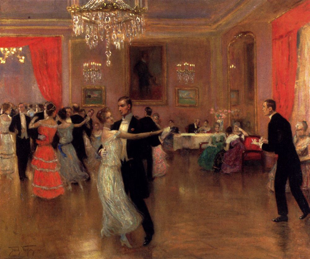 At The Ball by Frederick Vezin