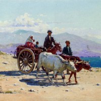 Caucasian Travellers by Richard Karlovich Zommer