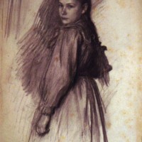 Young Girl by Emile Friant