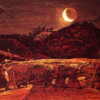 Cornfield By Moonlight by Samuel Palmer