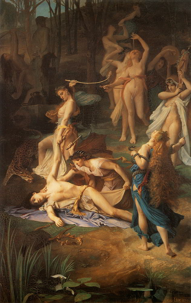 Death of Orpheus by Emile Levy