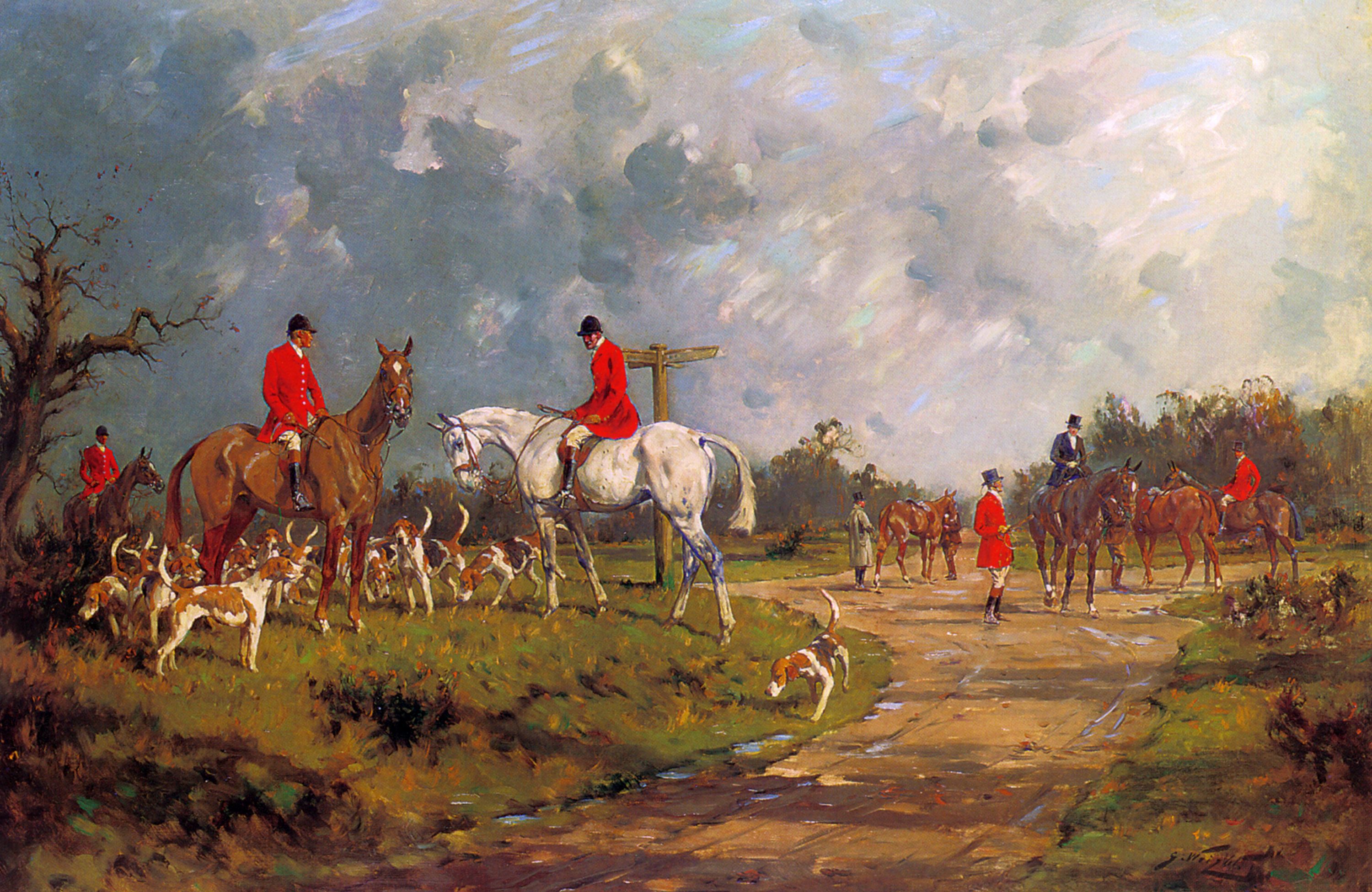 The Meet at the Crossroads by George Wright