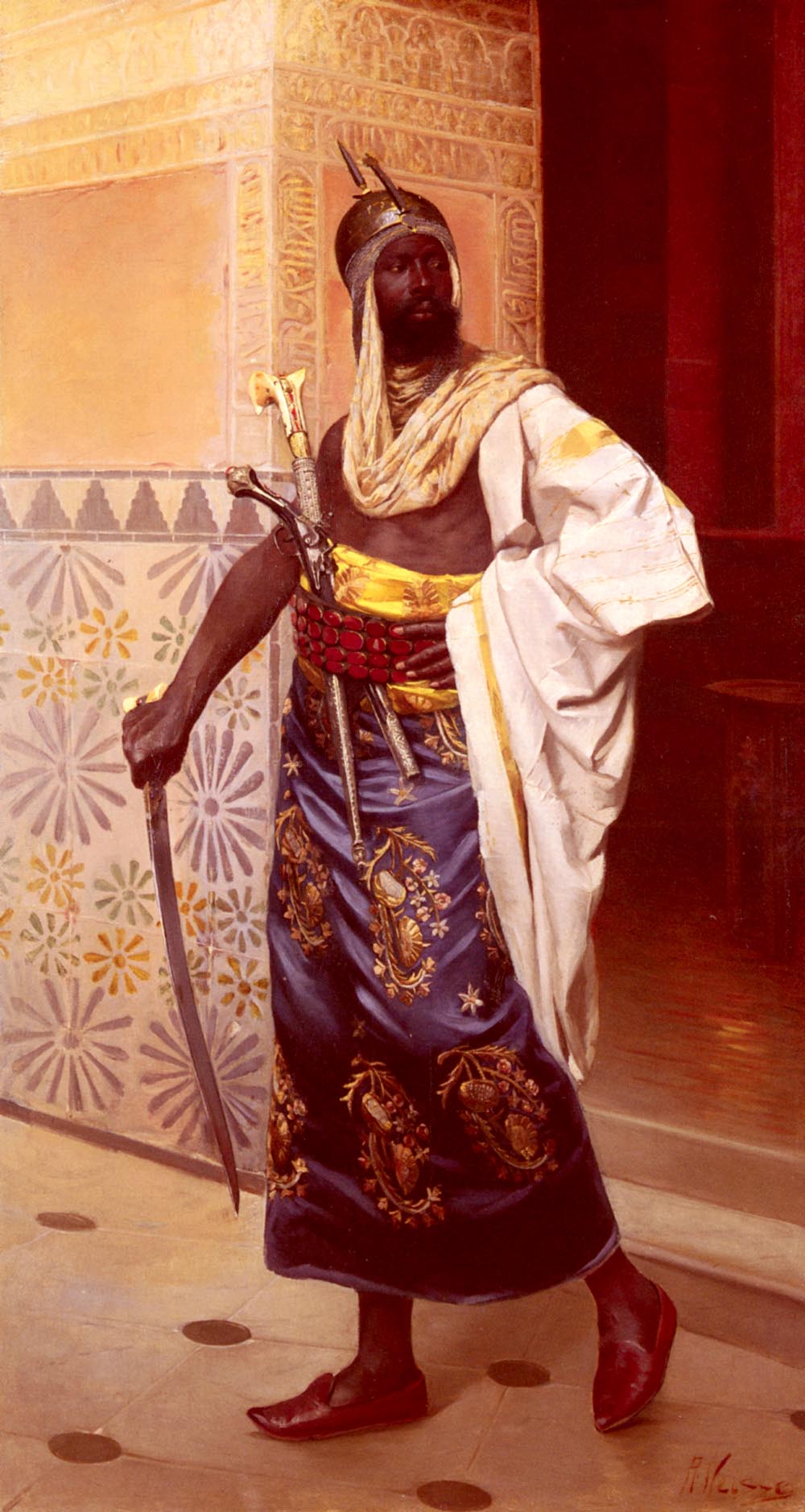 A Nubian Guard by Rudolphe Weisse