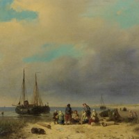 After the Catch by Jacobus Adrianus Vrolijk