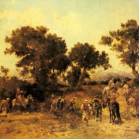 An Arab Hunting Party by Georges Washington