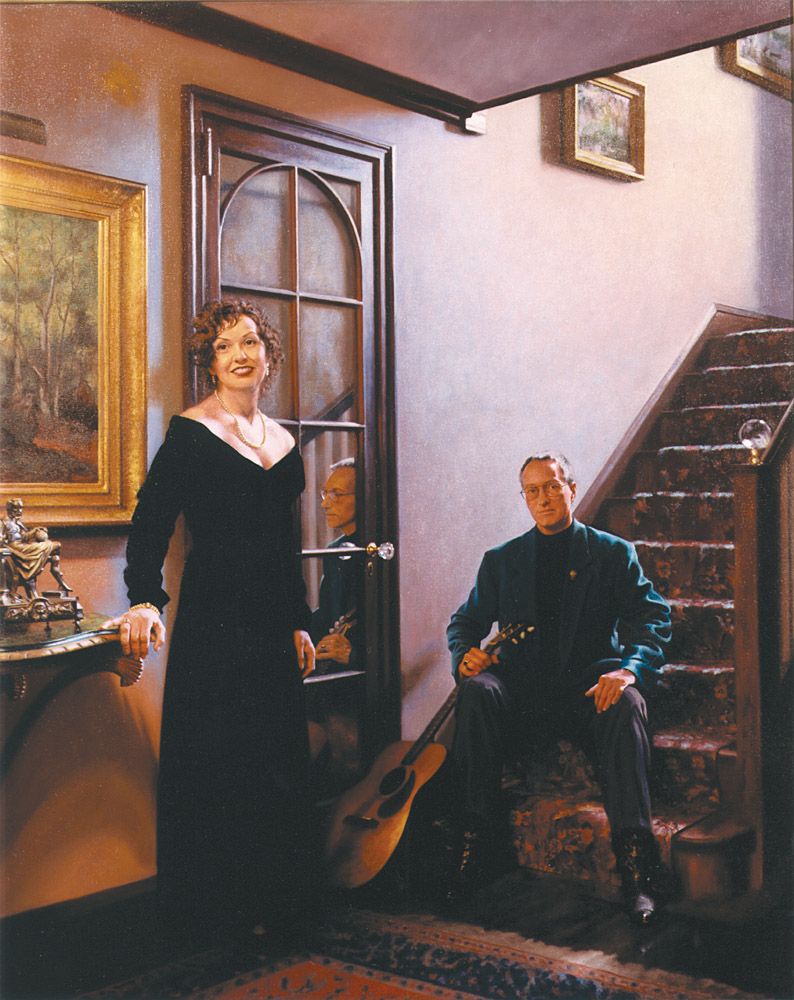 Bill and Marie Stinson by Richard Wheeler Whitney