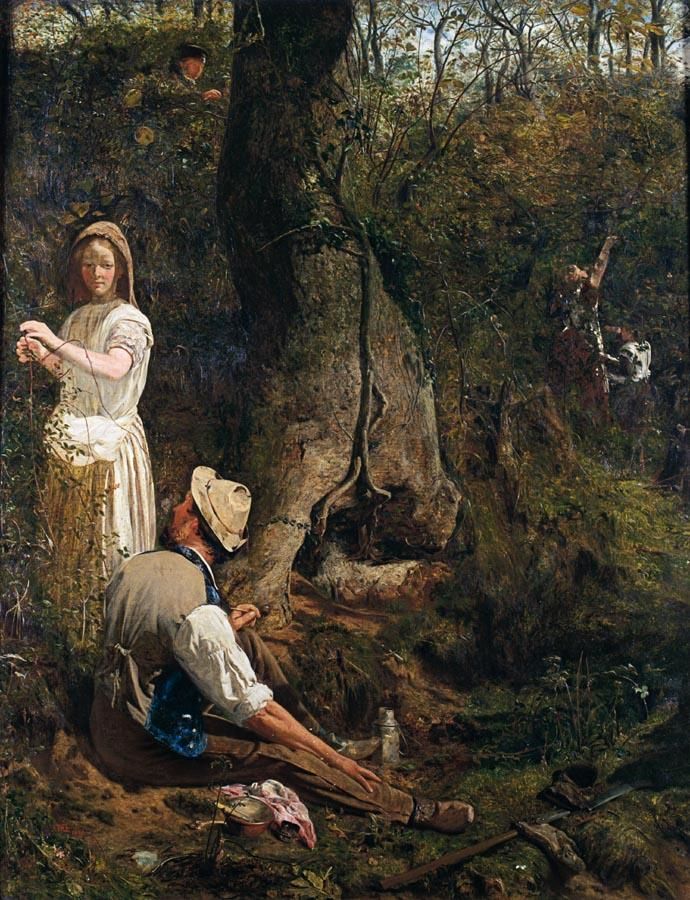 Blackberry Gatherers by Thomas Wade