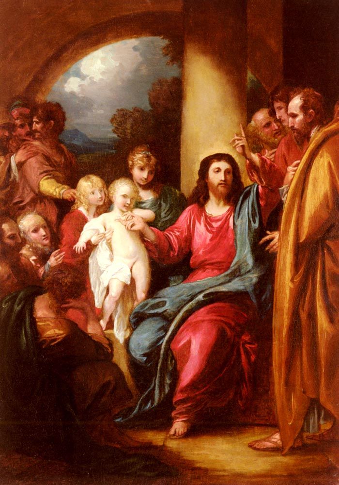 Christ Showing A Little Child As The Emblem Of Heaven by Benjamin West