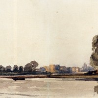 Cookham On The Thames by Peter de Wint