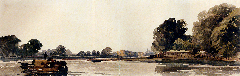 Cookham On The Thames by Peter de Wint