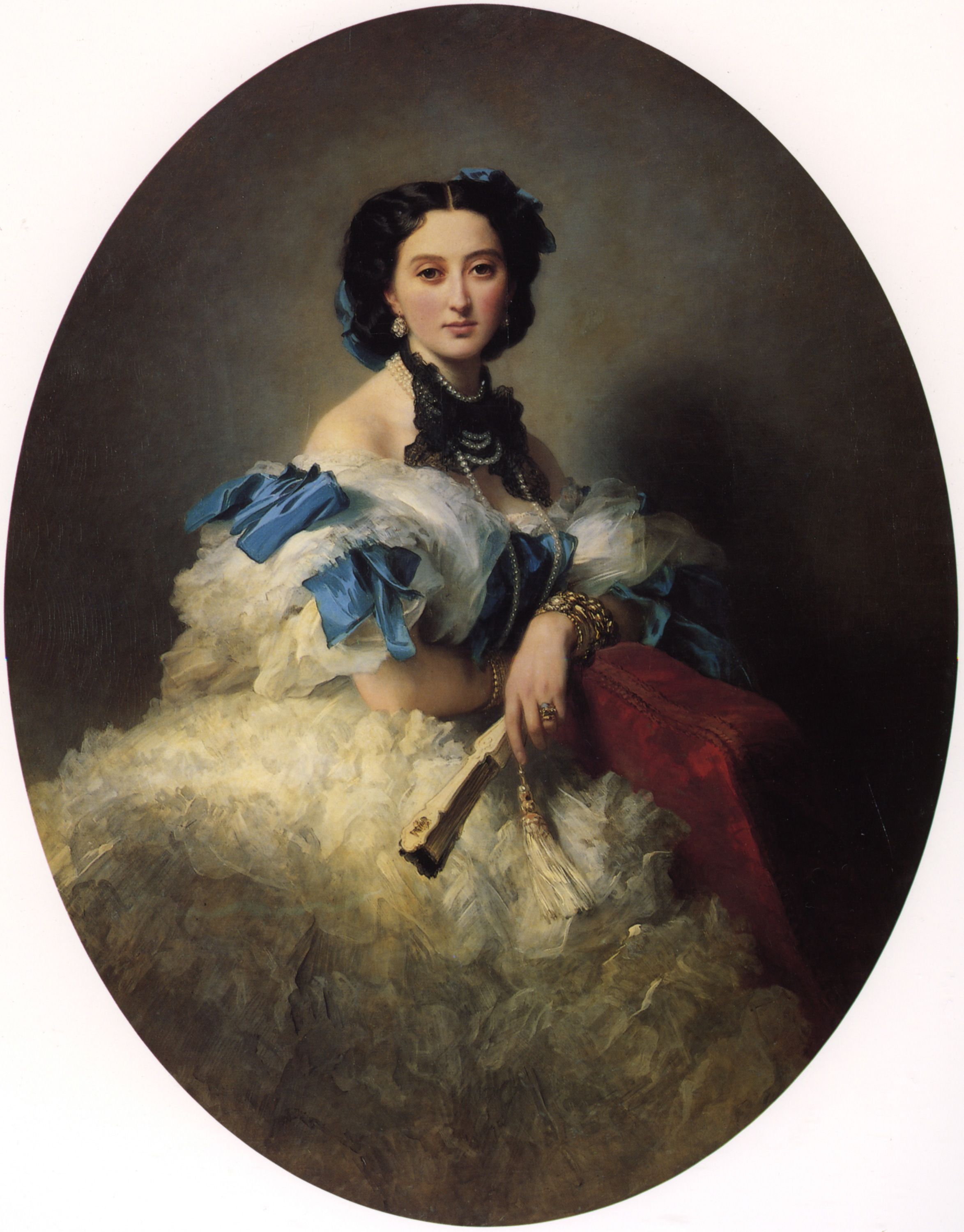 Countess Varvara Alekseyevna Musina  Pushkina by Franz Xavier Winterhalter