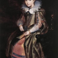 Elisabeth (or Cornelia) Vekemans as a Young Girl by Cornelis De Vos
