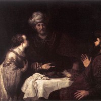 Esther and Haman before Ahasuerus by Jan Victors
