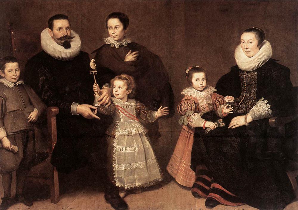 Family Portrait by Cornelis De Vos