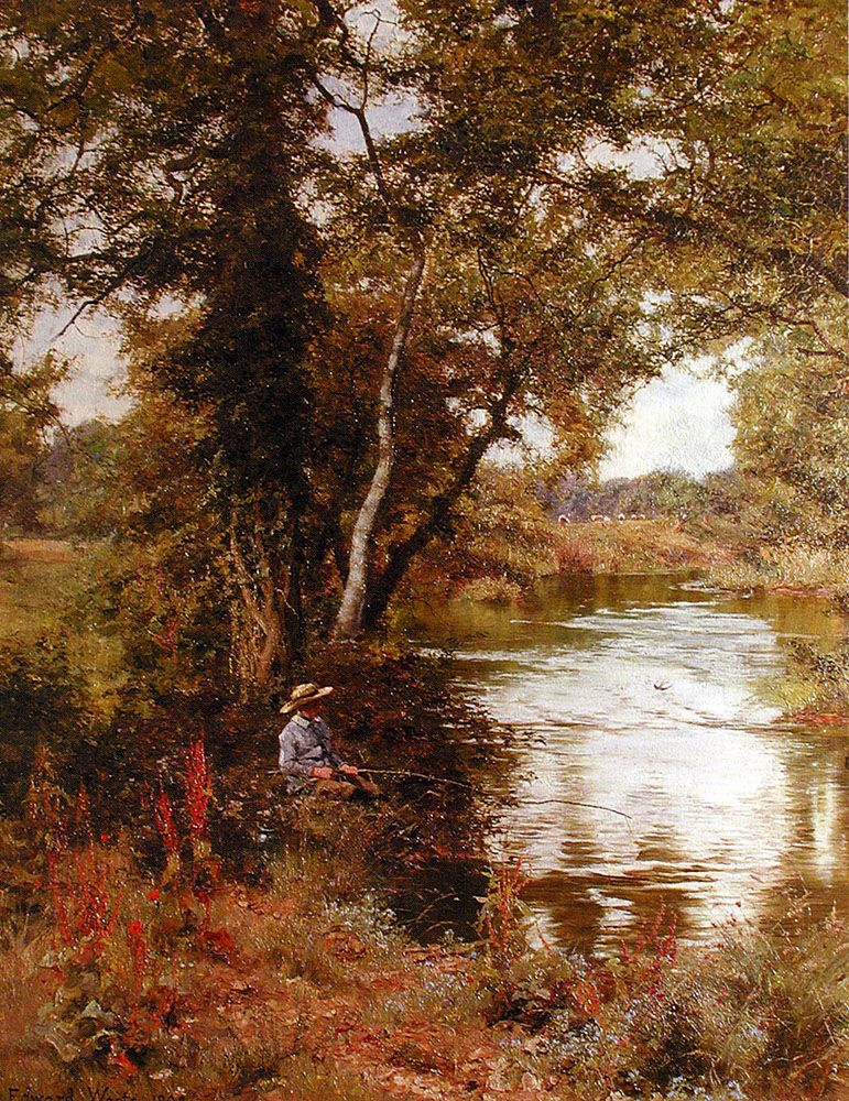 Fishing by Edward Wilkins Waite