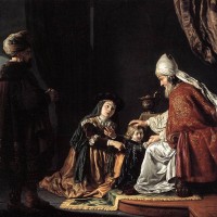 Hannah Giving Her Son Samuel to the Priest by Jan Victors