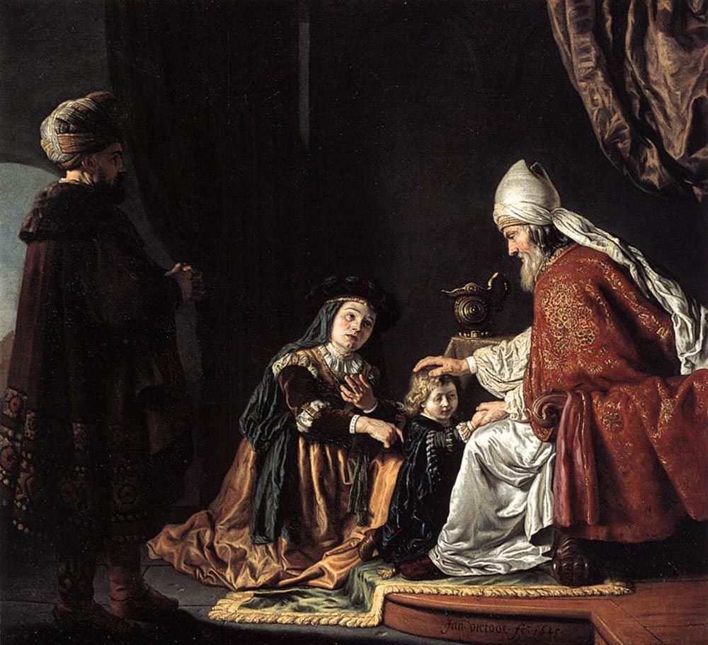 Hannah Giving Her Son Samuel to the Priest by Jan Victors
