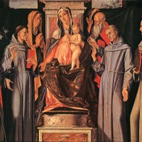 Holy Family (Sacra Conversazione) by Alvise Vivarini