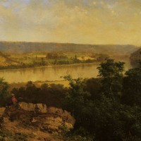 Hudson River View by Alexander Helwig Wyant