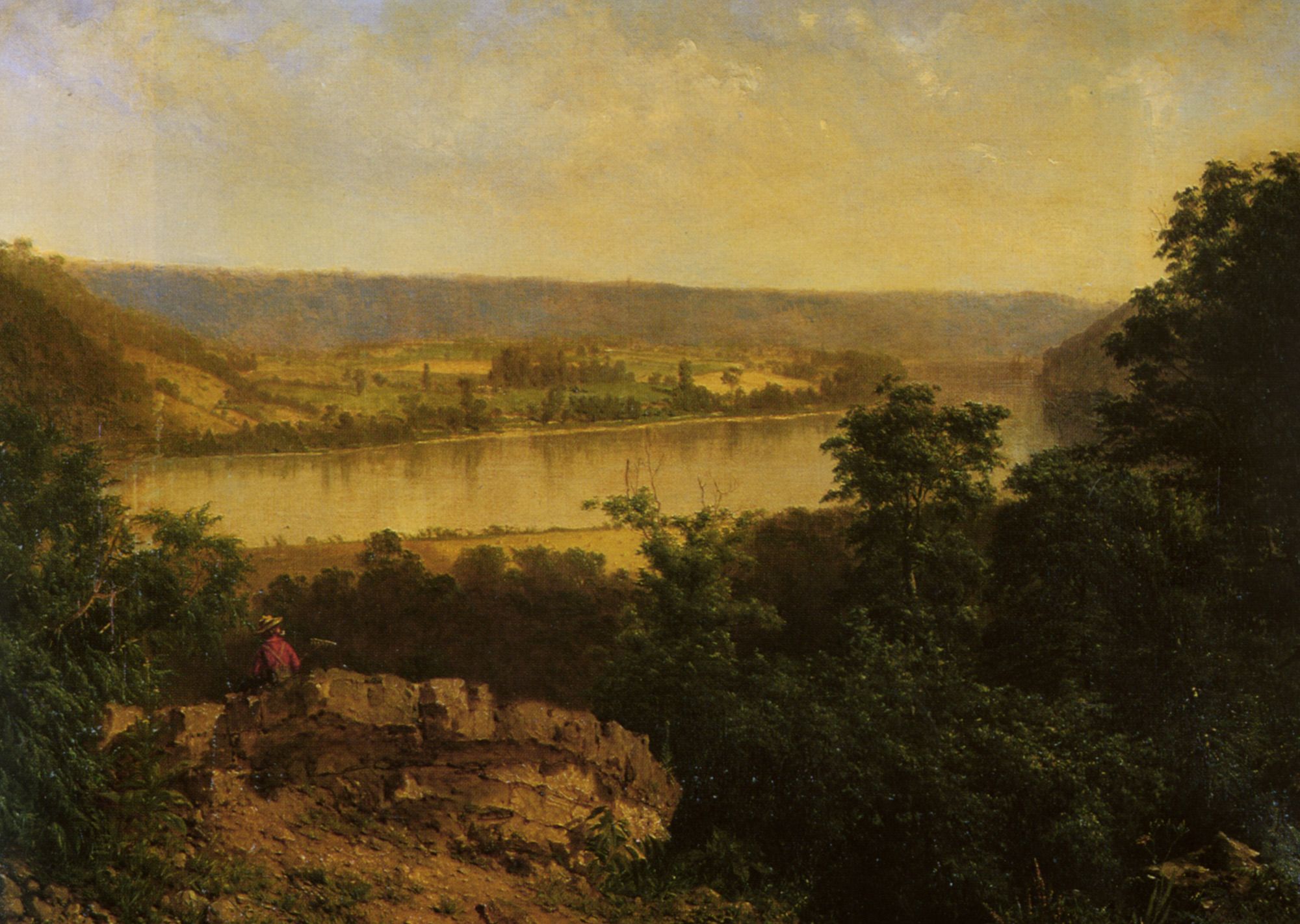 Hudson River View by Alexander Helwig Wyant
