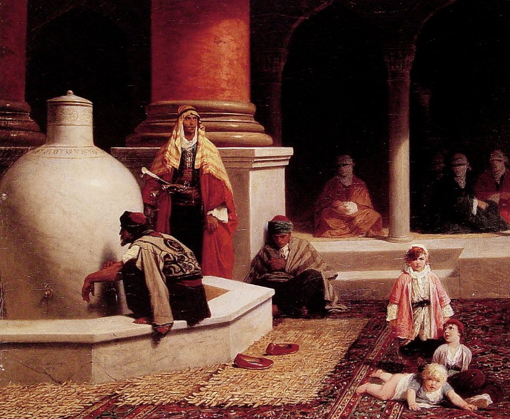 In the Harem by Adolphe Yvon