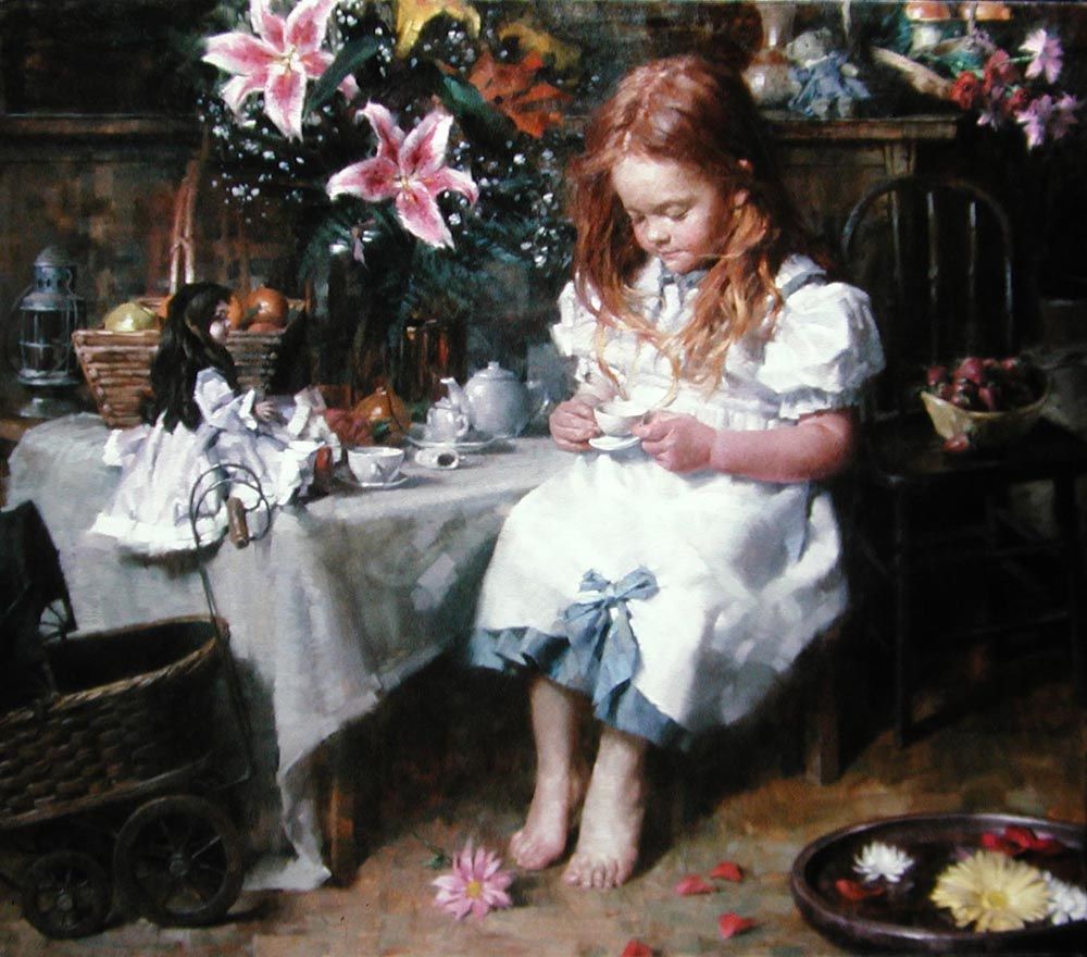 Lillies and Tea by Morgan Weistling